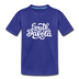 South Dakota Youth T-Shirt - Hand Lettered Youth South Dakota Tee - royal blue