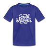 South Dakota Youth T-Shirt - Hand Lettered Youth South Dakota Tee - royal blue