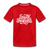 South Dakota Youth T-Shirt - Hand Lettered Youth South Dakota Tee - red