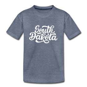 South Dakota Youth T-Shirt - Hand Lettered Youth South Dakota Tee