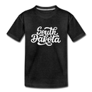 South Dakota Youth T-Shirt - Hand Lettered Youth South Dakota Tee - charcoal gray