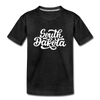 South Dakota Youth T-Shirt - Hand Lettered Youth South Dakota Tee - charcoal gray