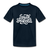 South Dakota Youth T-Shirt - Hand Lettered Youth South Dakota Tee - deep navy
