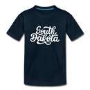 South Dakota Youth T-Shirt - Hand Lettered Youth South Dakota Tee - deep navy