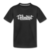 Vermont Youth T-Shirt - Hand Lettered Youth Vermont Tee - black