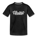 Vermont Youth T-Shirt - Hand Lettered Youth Vermont Tee - charcoal gray