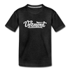 Vermont Youth T-Shirt - Hand Lettered Youth Vermont Tee - charcoal gray