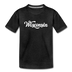Wisconsin Youth T-Shirt - Hand Lettered Youth Wisconsin Tee - charcoal gray