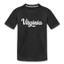 Virginia Youth T-Shirt - Hand Lettered Youth Virginia Tee - black