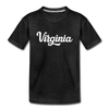 Virginia Youth T-Shirt - Hand Lettered Youth Virginia Tee - charcoal gray
