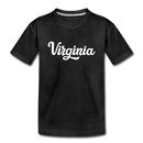 Virginia Youth T-Shirt - Hand Lettered Youth Virginia Tee - charcoal gray
