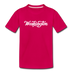 Washington Youth T-Shirt - Hand Lettered Youth Washington Tee - dark pink
