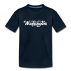 Washington Youth T-Shirt - Hand Lettered Youth Washington Tee - deep navy