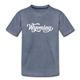 Wyoming Youth T-Shirt - Hand Lettered Youth Wyoming Tee