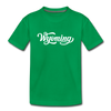 Wyoming Youth T-Shirt - Hand Lettered Youth Wyoming Tee