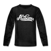 Alabama Youth Long Sleeve Shirt - Hand Lettered Youth Long Sleeve Alabama Tee - charcoal gray