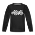 Alaska Youth Long Sleeve Shirt - Hand Lettered Youth Long Sleeve Alaska Tee - black