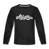 Arizona Youth Long Sleeve Shirt - Hand Lettered Youth Long Sleeve Arizona Tee - black