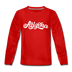 Arizona Youth Long Sleeve Shirt - Hand Lettered Youth Long Sleeve Arizona Tee - red