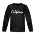 California Youth Long Sleeve Shirt - Hand Lettered Youth Long Sleeve California Tee - charcoal gray