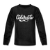 Colorado Youth Long Sleeve Shirt - Hand Lettered Youth Long Sleeve Colorado Tee - charcoal gray