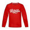 Florida Youth Long Sleeve Shirt - Hand Lettered Youth Long Sleeve Florida Tee