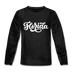 Florida Youth Long Sleeve Shirt - Hand Lettered Youth Long Sleeve Florida Tee - charcoal gray