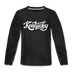Kentucky Youth Long Sleeve Shirt - Hand Lettered Youth Long Sleeve Kentucky Tee - black