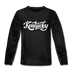 Kentucky Youth Long Sleeve Shirt - Hand Lettered Youth Long Sleeve Kentucky Tee - charcoal gray