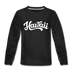 Hawaii Youth Long Sleeve Shirt - Hand Lettered Youth Long Sleeve Hawaii Tee - black