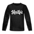 Hawaii Youth Long Sleeve Shirt - Hand Lettered Youth Long Sleeve Hawaii Tee - charcoal gray