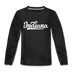 Indiana Youth Long Sleeve Shirt - Hand Lettered Youth Long Sleeve Indiana Tee - black