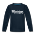 Mississippi Youth Long Sleeve Shirt - Hand Lettered Youth Long Sleeve Mississippi Tee - deep navy