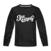 Illinois Youth Long Sleeve Shirt - Hand Lettered Youth Long Sleeve Illinois Tee - black