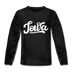 Iowa Youth Long Sleeve Shirt - Hand Lettered Youth Long Sleeve Iowa Tee - charcoal gray