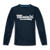 Missouri Youth Long Sleeve Shirt - Hand Lettered Youth Long Sleeve Missouri Tee - deep navy