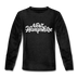 New Hampshire Youth Long Sleeve Shirt - Hand Lettered Youth Long Sleeve New Hampshire Tee - charcoal gray