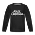 North Carolina Youth Long Sleeve Shirt - Hand Lettered Youth Long Sleeve North Carolina Tee - black