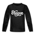 Oregon Youth Long Sleeve Shirt - Hand Lettered Youth Long Sleeve Oregon Tee - charcoal gray