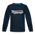 Tennessee Youth Long Sleeve Shirt - Hand Lettered Youth Long Sleeve Tennessee Tee - deep navy