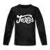 Texas Youth Long Sleeve Shirt - Hand Lettered Youth Long Sleeve Texas Tee - charcoal gray