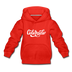 Colorado Youth Hoodie - Hand Lettered Youth Colorado Hooded Sweatshirt - red