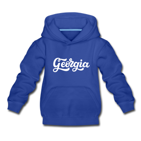 Georgia Youth Hoodie - Hand Lettered Youth Georgia Hooded Sweatshirt