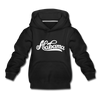 Alabama Youth Hoodie - Hand Lettered Youth Alabama Hooded Sweatshirt - black