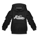 Alabama Youth Hoodie - Hand Lettered Youth Alabama Hooded Sweatshirt - black
