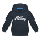 Alabama Youth Hoodie - Hand Lettered Youth Alabama Hooded Sweatshirt - navy