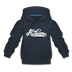 Alabama Youth Hoodie - Hand Lettered Youth Alabama Hooded Sweatshirt - navy