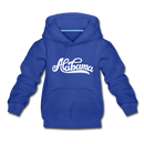 Alabama Youth Hoodie - Hand Lettered Youth Alabama Hooded Sweatshirt - royal blue