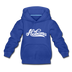 Alabama Youth Hoodie - Hand Lettered Youth Alabama Hooded Sweatshirt - royal blue