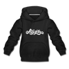 Arizona Youth Hoodie - Hand Lettered Youth Arizona Hooded Sweatshirt - black